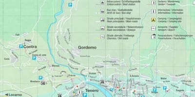 Carte de camping en suisse