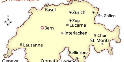 Carte chur suisse