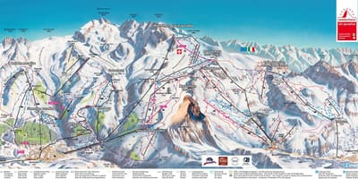 Carte de la suisse trail